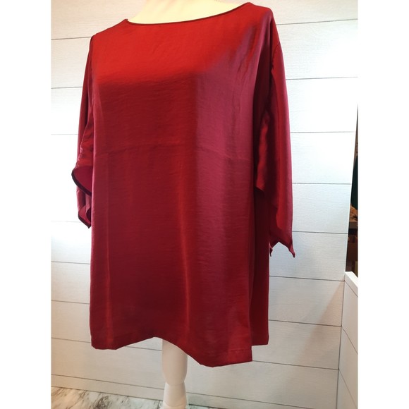 Chico's Drape Sleeve Ladies Top New With Tag Size 2 (12) - Picture 6 of 9